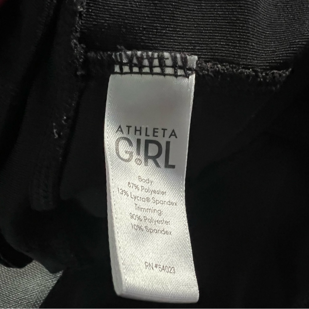 Athleta girl Cropped leggings Girls size larger 12 Black - Picture 6 of 6
